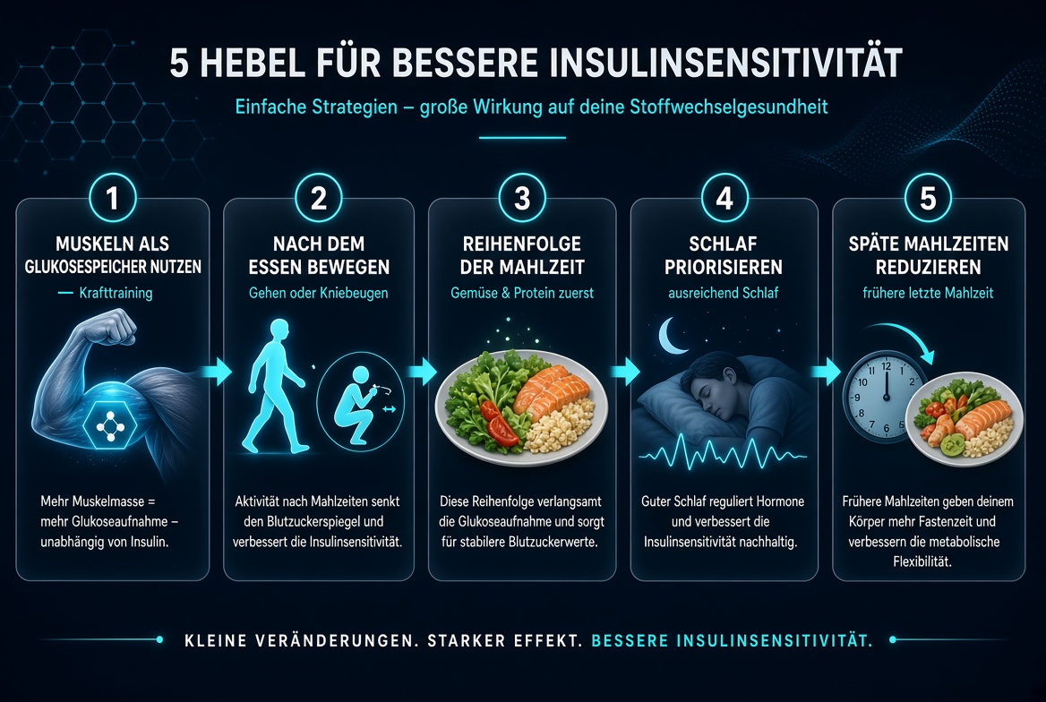 Insulinsensitivität verbessern: Die 5 wirksamsten Hebel