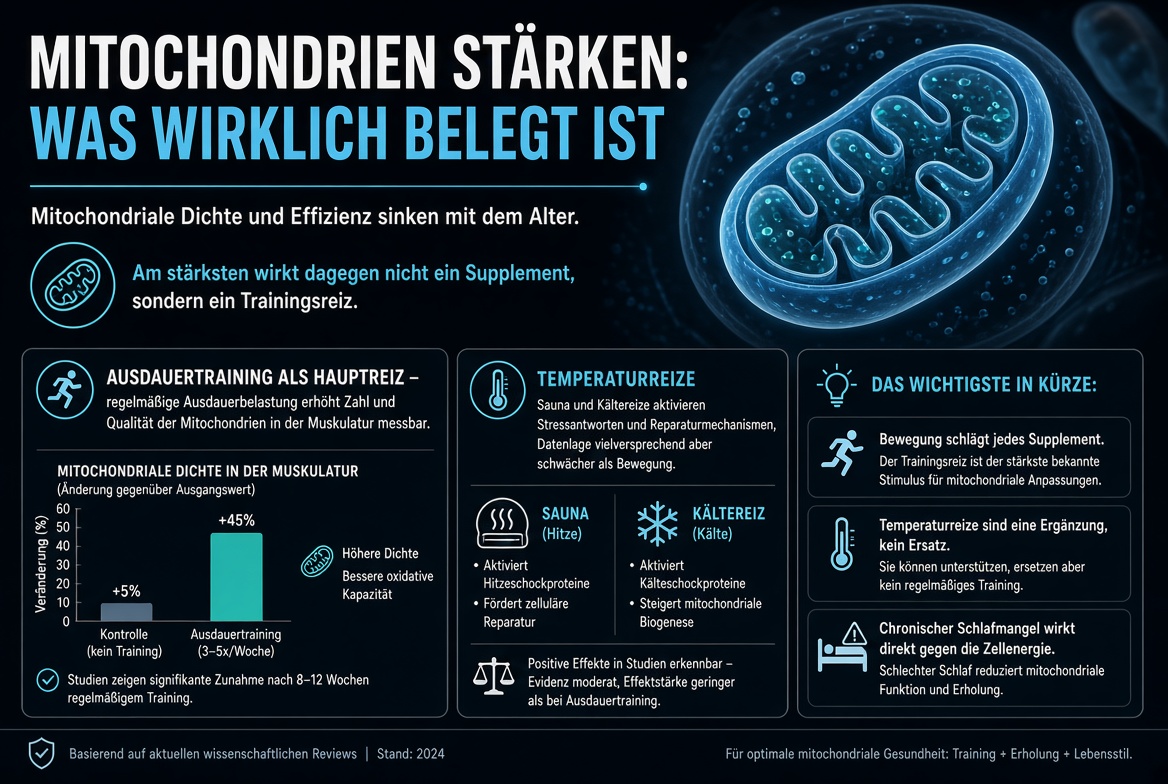 Mitochondrien stärken: Was wirklich belegt ist